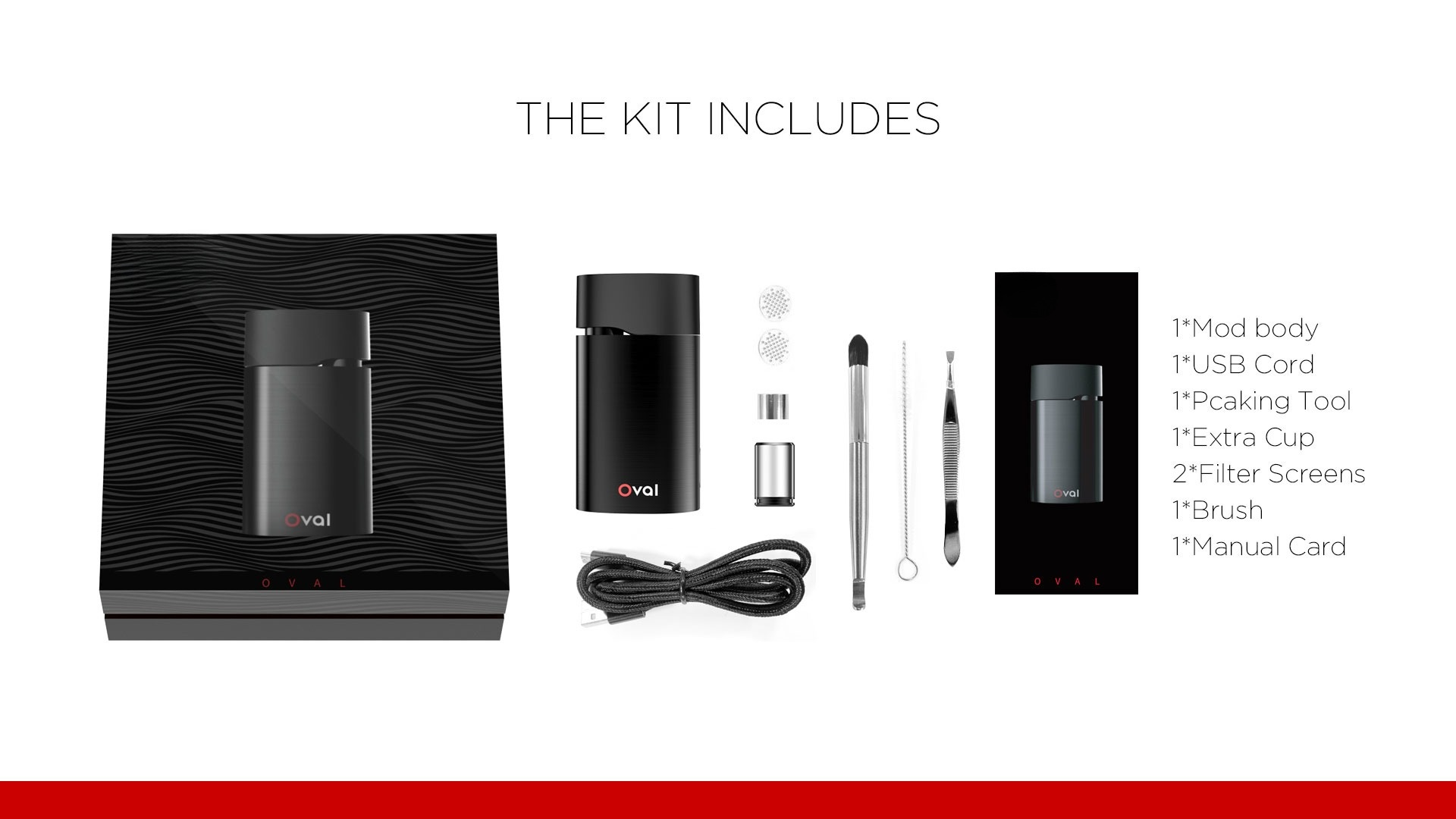 Oval kit include