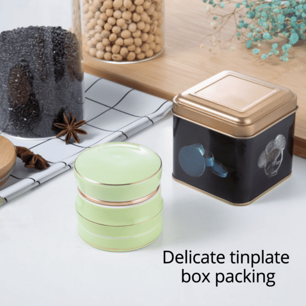 Keramik Kräutermühle Zinnblech Verpackung
